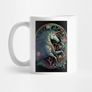 Art Nouveau Unicorn Mug